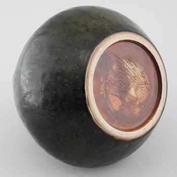 Unique stoneware vase by CARL-HARRY STÅLHANE, Rörstrand, signed and dated -60.