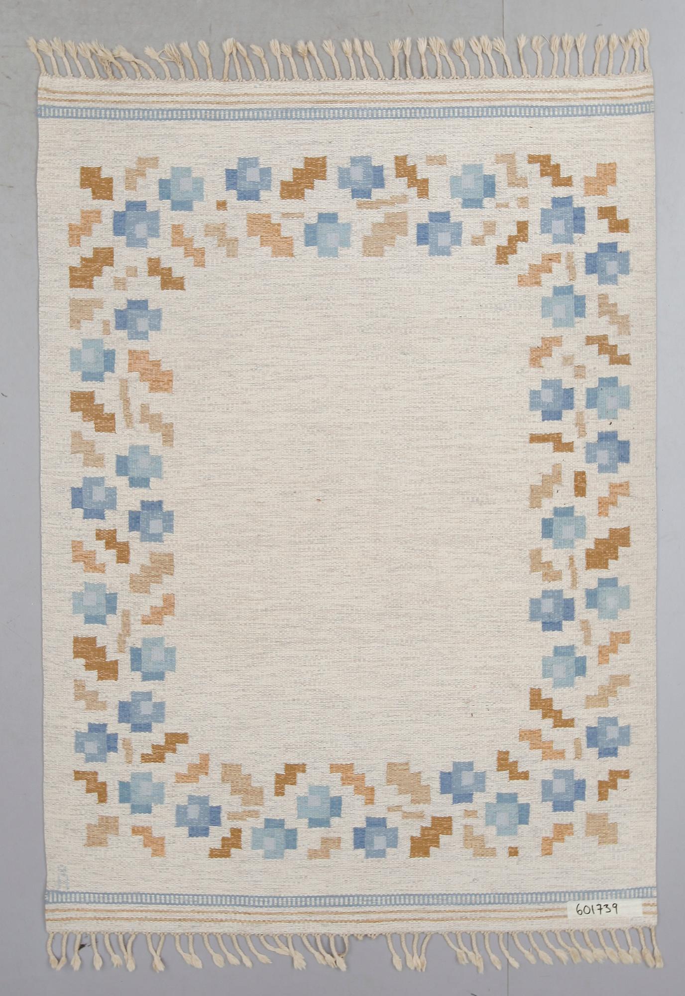 MATTA, rölakan, Anna Johanna Ångström, signerad Å. Ca 232 x 166 cm.
