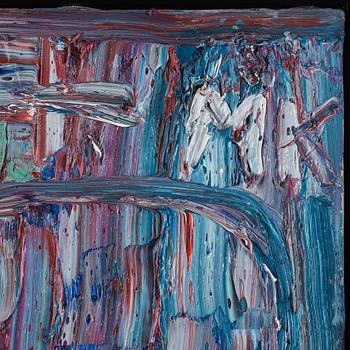 Mauritz Karström, oil on canvas, signed MK and verso signed and dated 1999.