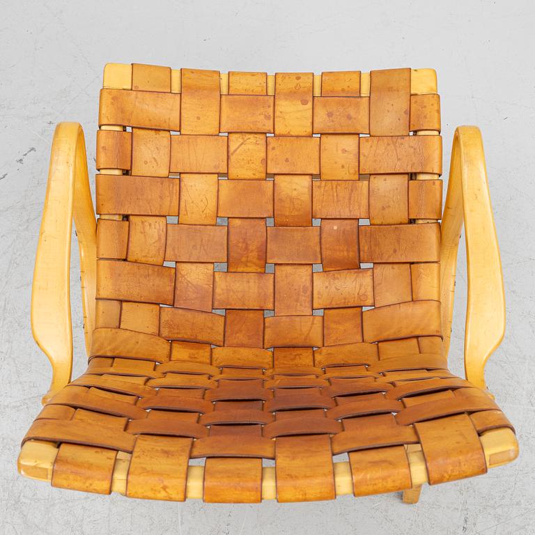 Bruno Mathsson, fåtöljer, ett par, "Eva", Firma Karl Mathsson, Värnamo.