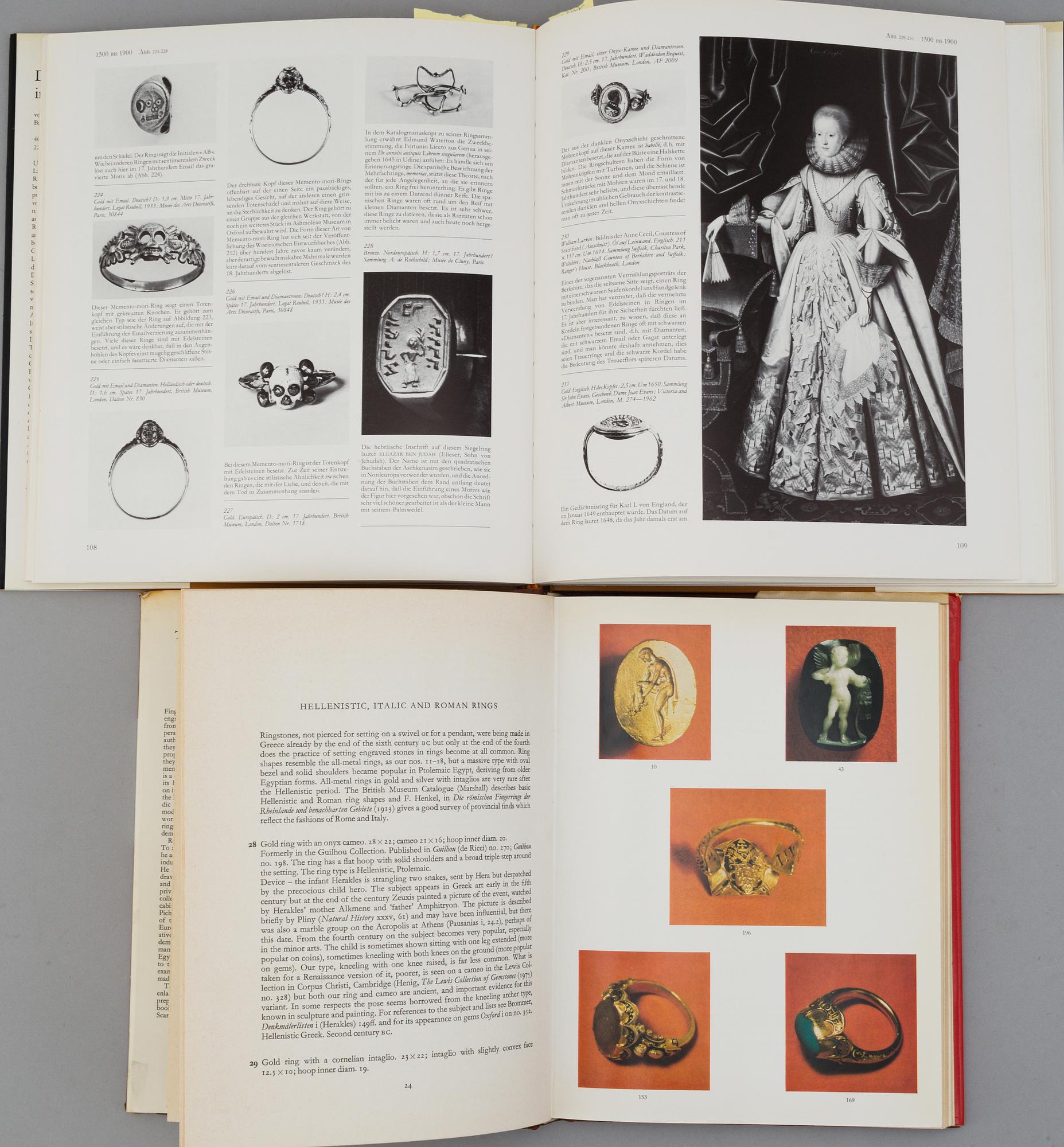 BOOKS, 7 vol. About Jewelry.