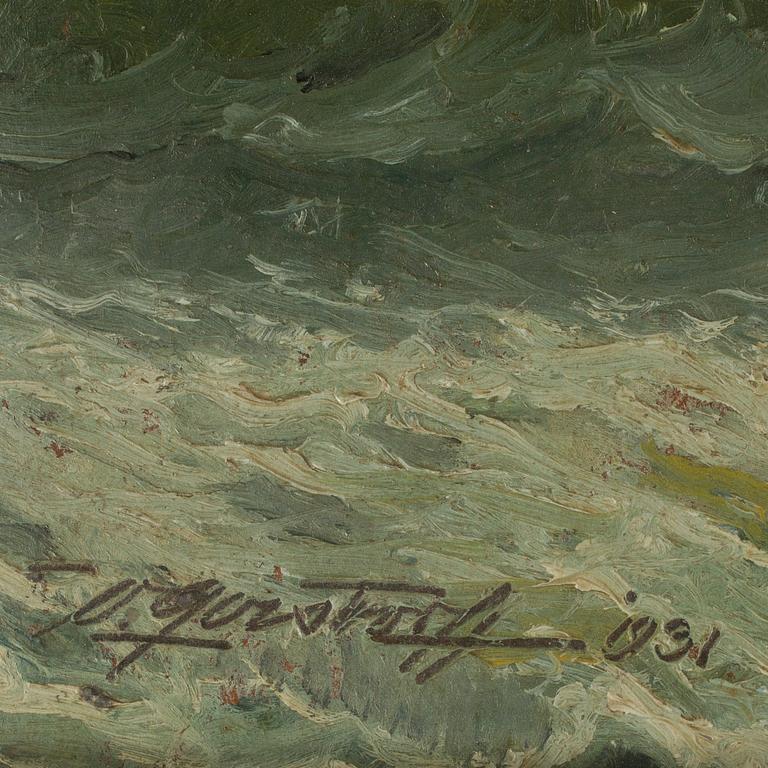 VICTOR QUISTORFF, olja på duk. Signerad och daterad 1931.