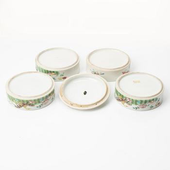 Matlåda, porslin, Kina, sen Qingdynasti/omkring år 1900.