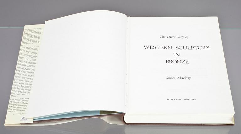 BÖCKER, 3 st, konsthantverk/konst, 1970-tal.