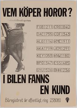 Okänd konstnär 1900-tal , poster.