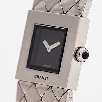 Chanel, Matelasse Quilt Acier, wristwatch, 19 mm.