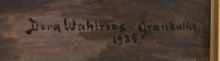 Dora Wahlroos, Blommande kaktus.