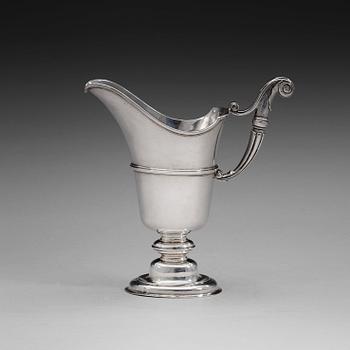 561. A Swedish 18th century silver ewer, marks of Johan Lund, Stockholm 1722.