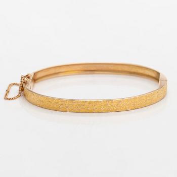 Björn Weckström, armring, "Lapinranne", 14K guld, Lapponia 1967.
