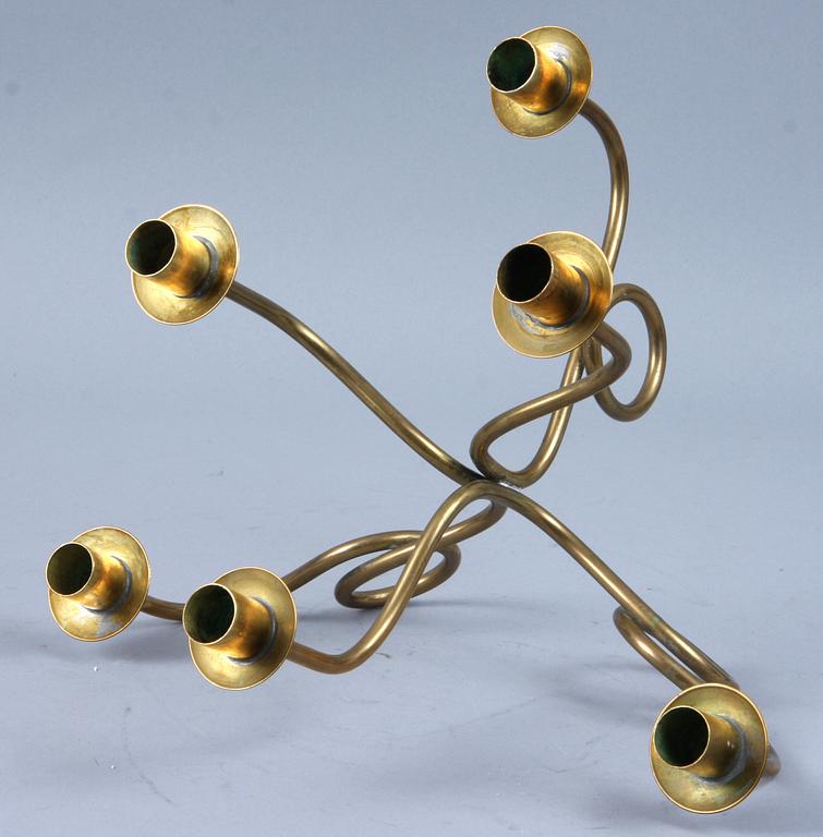 KANDELABER, mässing, Josef Frank, Svenskt Tenn.