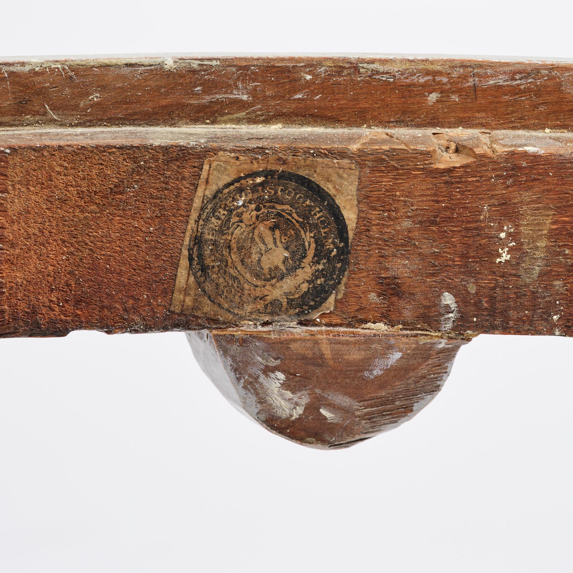 A set of five Gustavian chairs by J. E. Höglander (master in Stockholm 1777-1813).