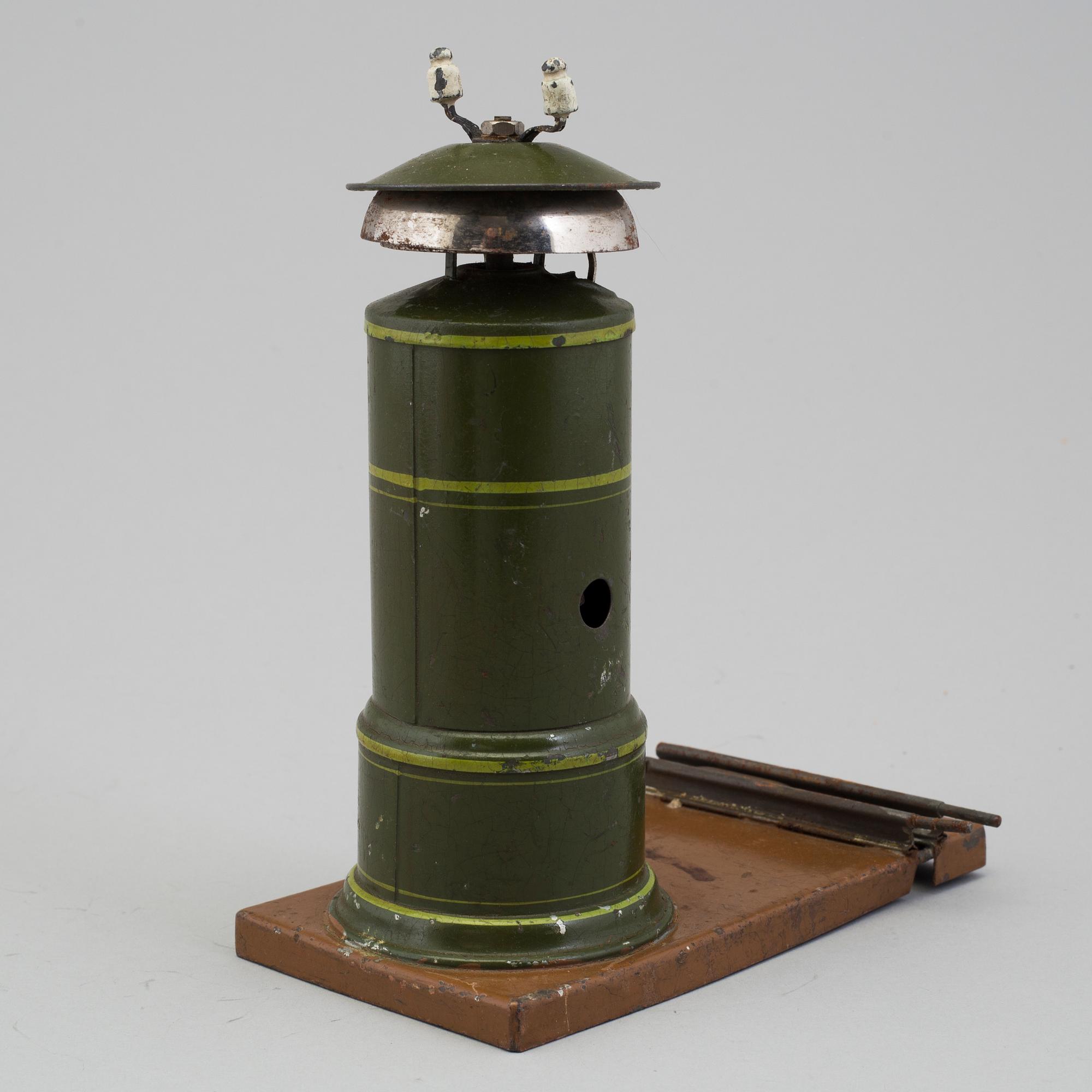 TÅGTILLBEHÖR, 4 st, bla Märklin Tyskland 1900-talets första del.