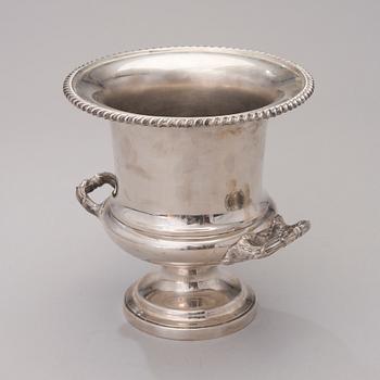 CHAMPAGNEKYLARE, försilvrad metall, Barker Ellis, England 1900-talets senare hälft.