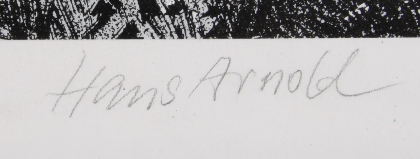 ARNOLD, HANS, blandteknik, sign.