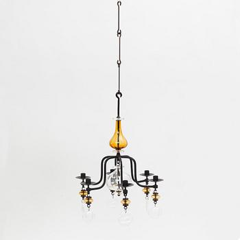 Erik Höglund, a chandelier, Boda Smide, second half of the 20th Century.