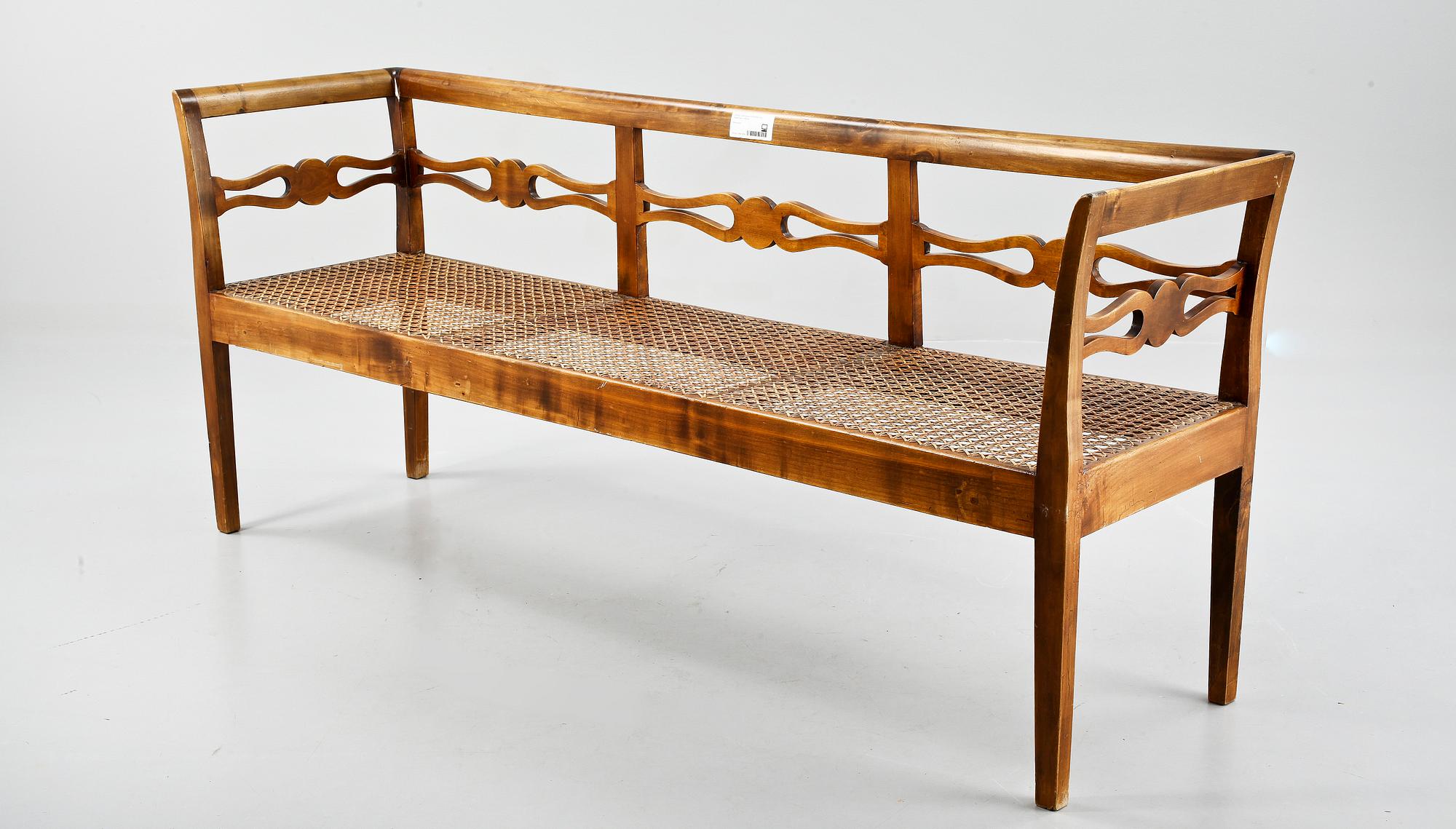 SOFFA samt STOLAR, ett par, biedermeier, 1800-tal.