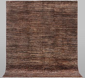A carpet, Gabbeh, c. 292 x 250 cm.