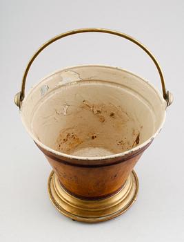 VINKYLARE, mässing och bemålad plåt, 1800-tal.