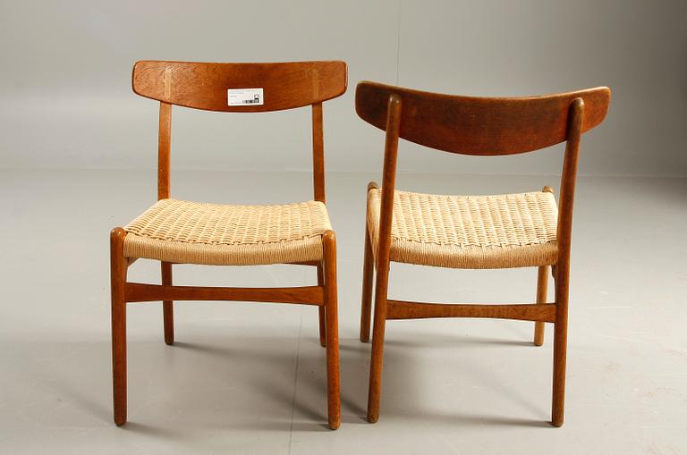 STOLAR, 4 st, "CH 23", Hans J. Wegner, Carl Hansen.