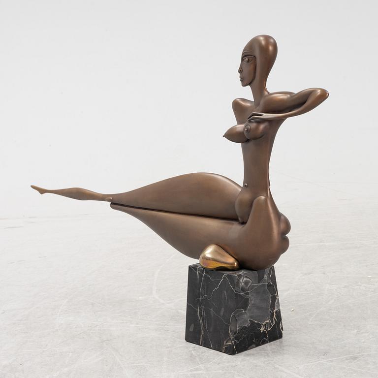 Paul Wunderlich, sculpture, bronze, 1976, signed 58/500.