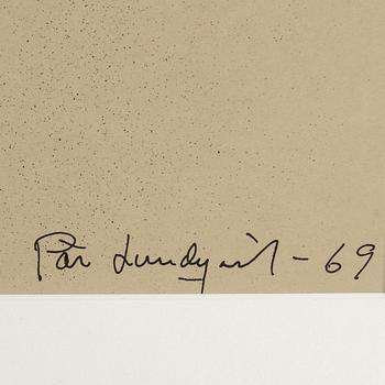 PÄR LUNDQVIST, photograph signed and dated -69.