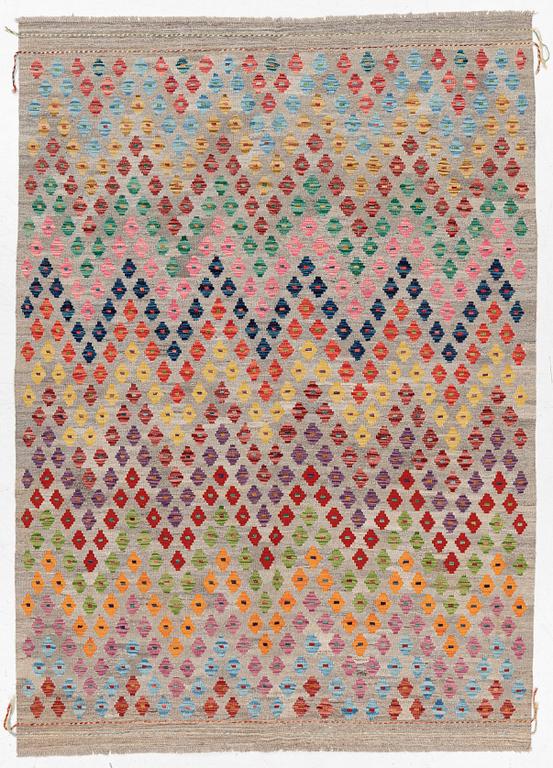 Carpet, kilim, approx. 255 x 179 cm.