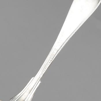 FISKBESTICK, nysilver, 28 st, 1900-talets första hälft.