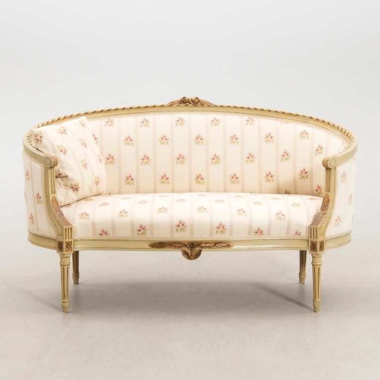 Sofa in Gustavian Style, First Half of the 20th Century.