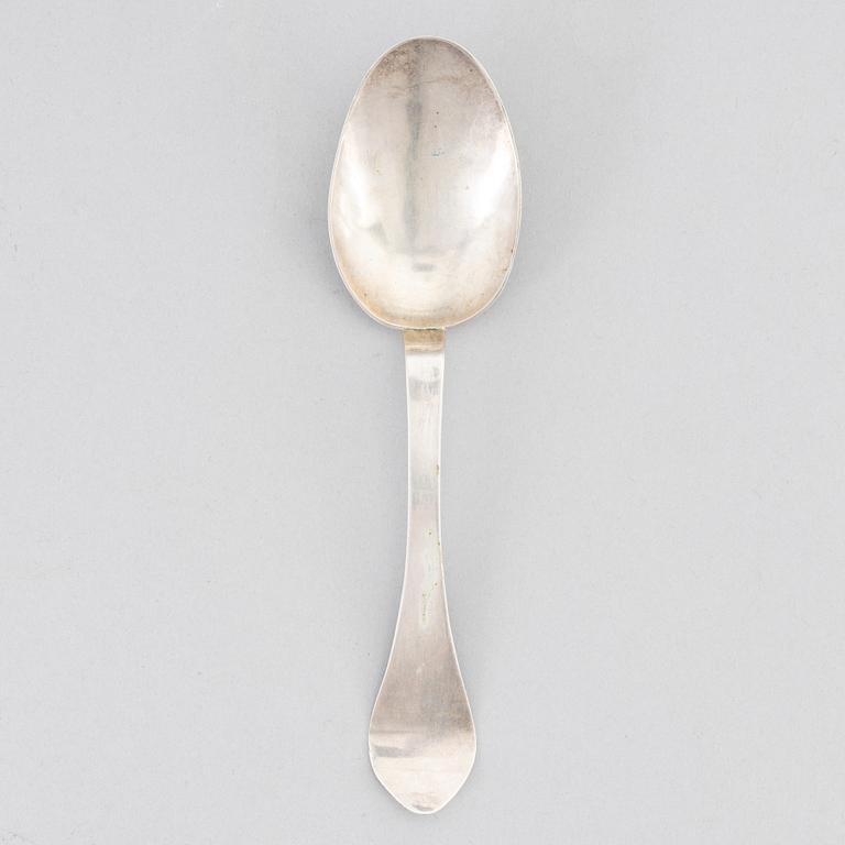 Hans Henriksson Wettersten, sk Råttsvansked, silver, barock, Vadstena (1682-1726).