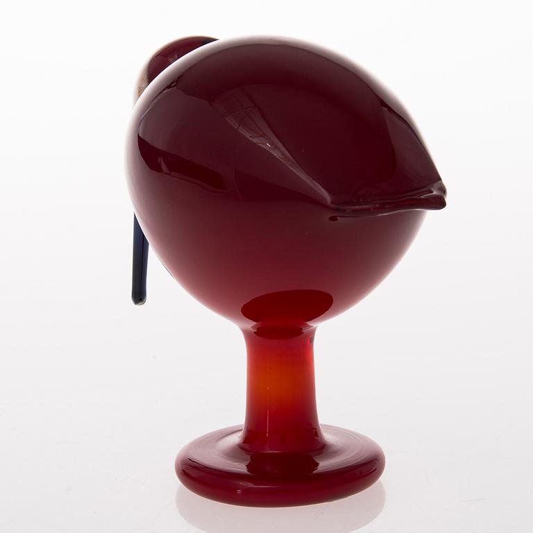 OIVA TOIKKA, LASILINTU, signeerattu O. Toikka Nuutajärvi.