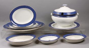 MATSERVIS, 60 delar, flintgods, Wedgwood, England. 1900-talets början.