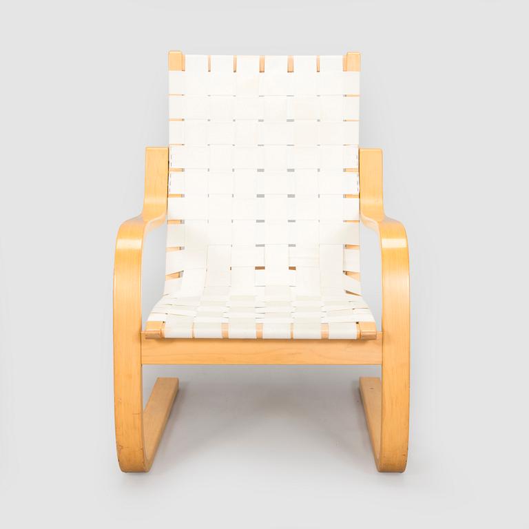 Alvar Aalto, fåtölj, modell 406, Artek, 1900-talets slut.