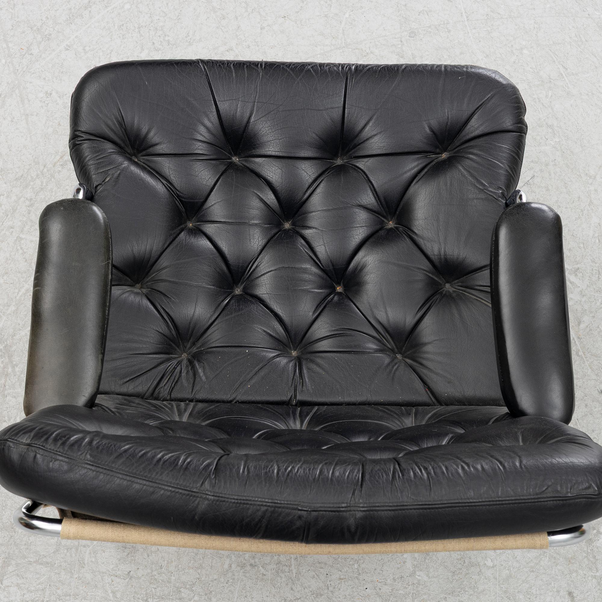 Pethrus Lindlöf, an 'Åsa' armchair, Lammhults, Sweden, 1970's.