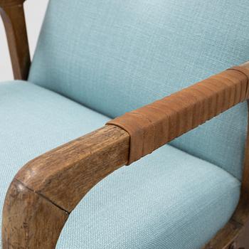 a pair of 1950's armchairs.