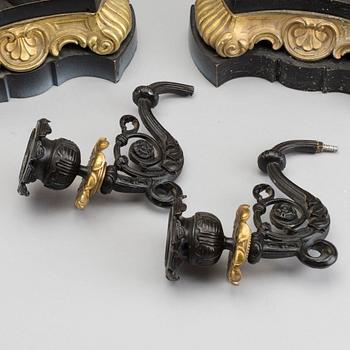 Chandelabra a pair, late 19th century.