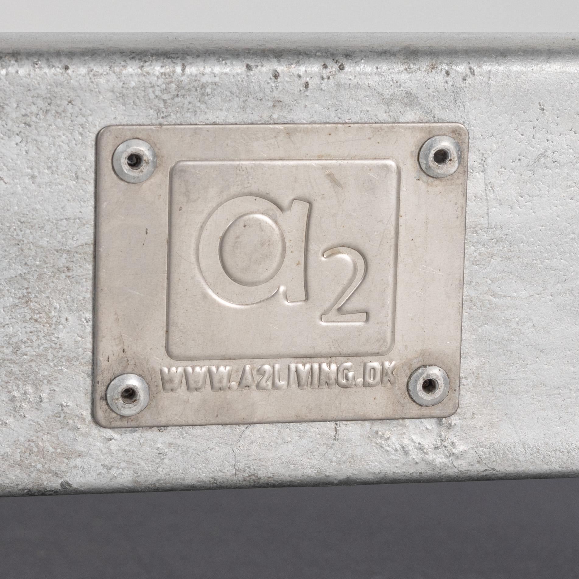 6 galvanized barstools by A2 living.