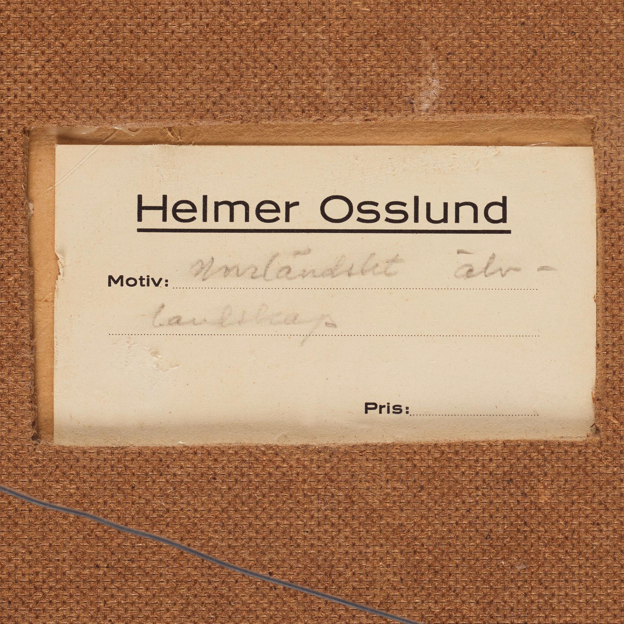 Helmer Osslund, "Norrländskt älvlandskap".