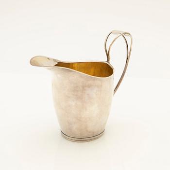 Cream jug, silver, Empire, 1818.