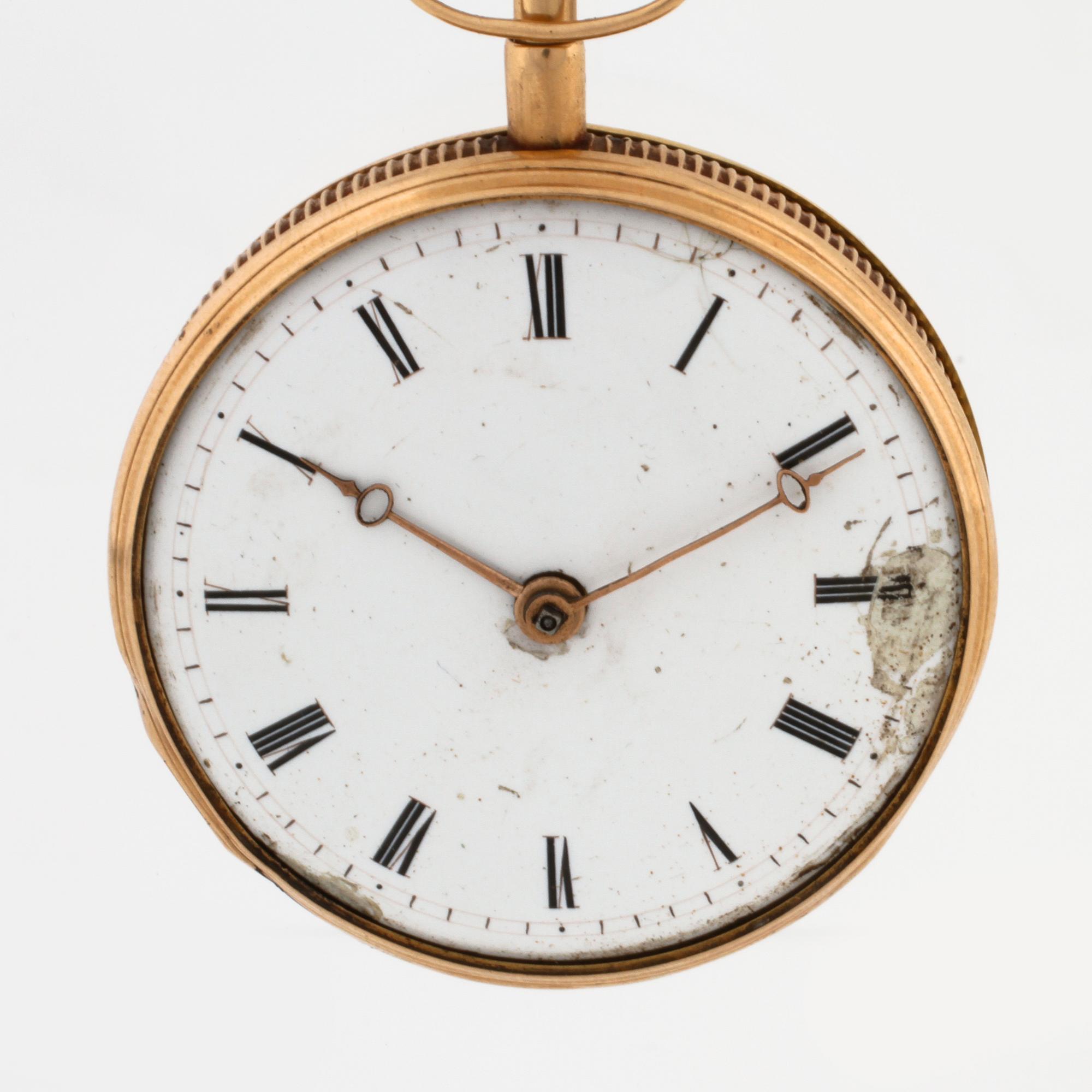 POCKET WATCH, case marked "FLB", inner case marked "Breguet à Paris", 53 mm.