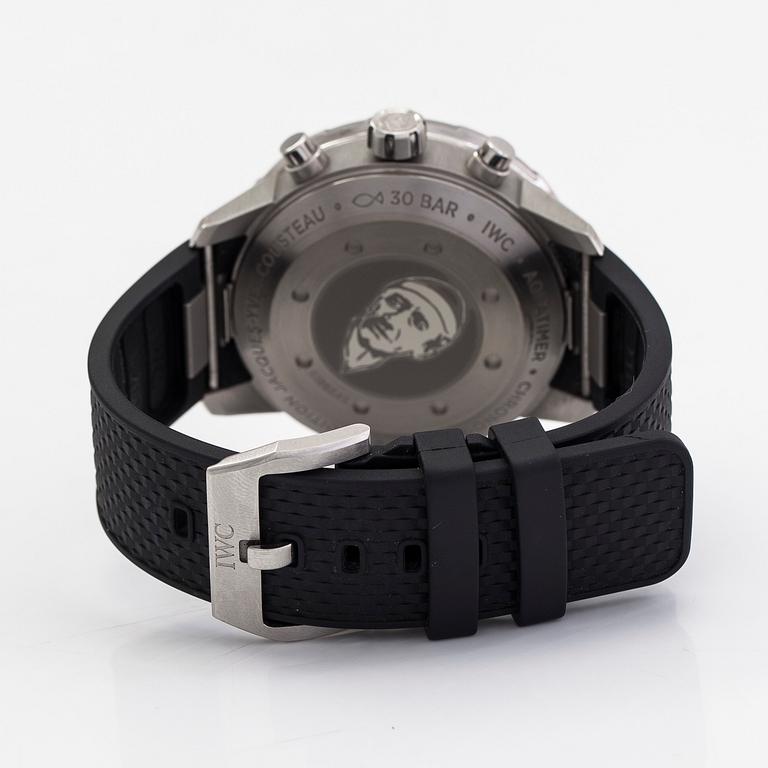 IWC, Aquatimer Chronograph, “Expedition Jacques-Yves Cousteau", wristwatch, 44 mm.