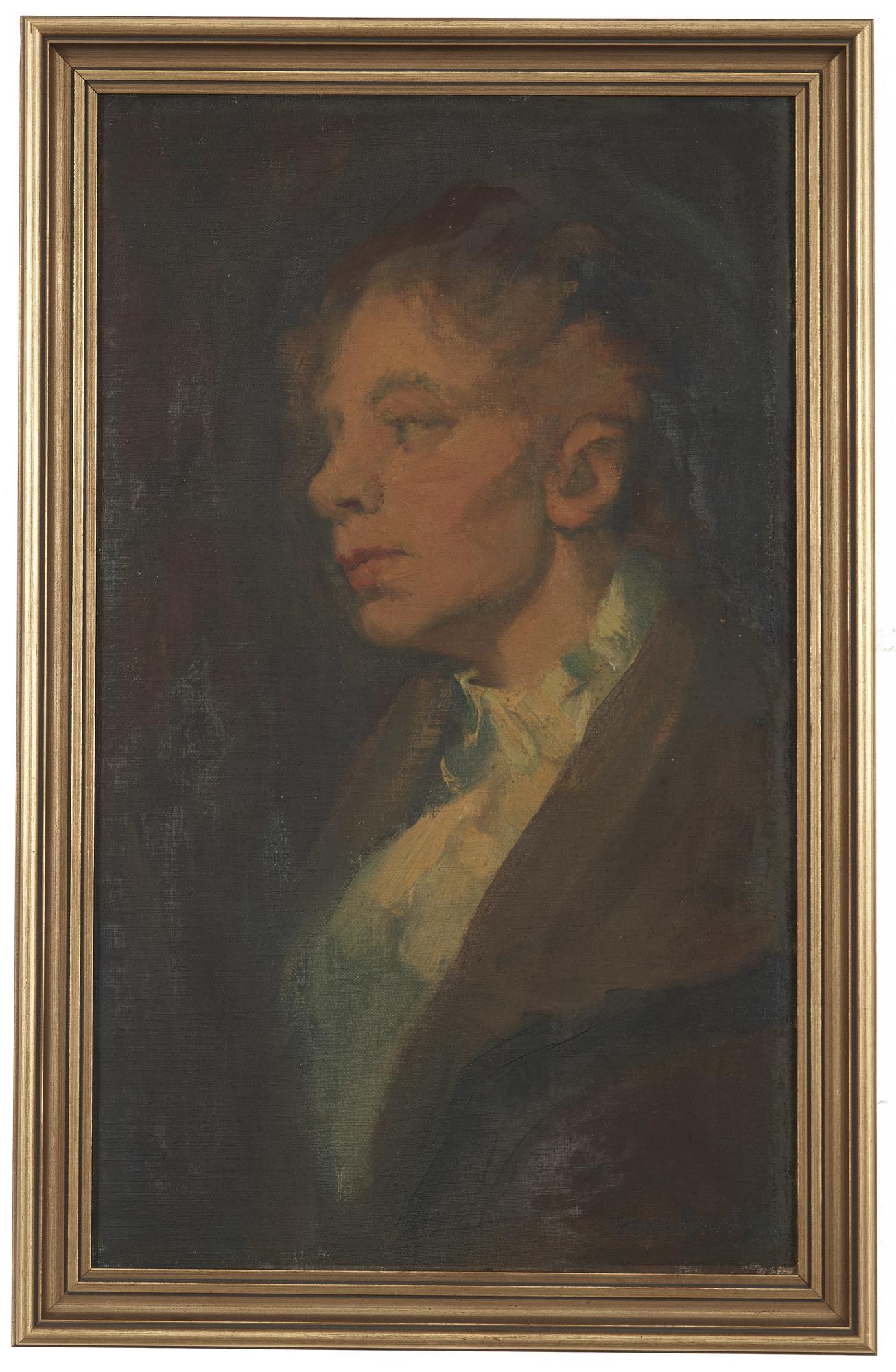 ARON GERLE, oil on canvas, signed.