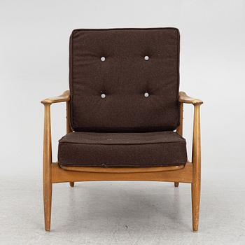 Arne Vodder, a 'FD 161' armchair, France & Son, Denmark, 1950's.