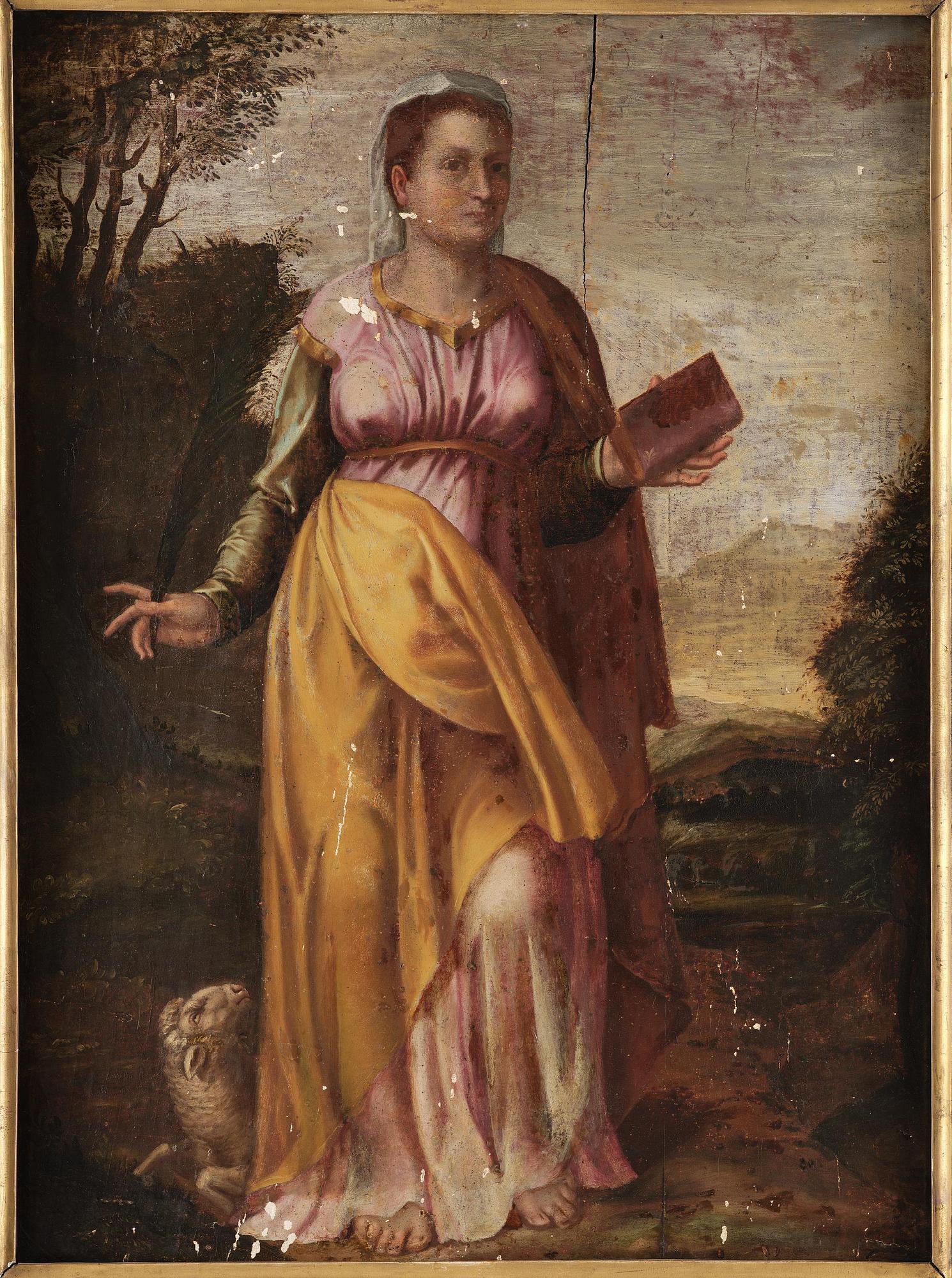Innocenzo Tacconi, circle of, Saint Catherine of Alexandria.