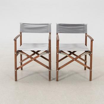 Director's chairs/Garden chairs 10 pcs "Siarö" Ikea late 20th century/early 21st century.
