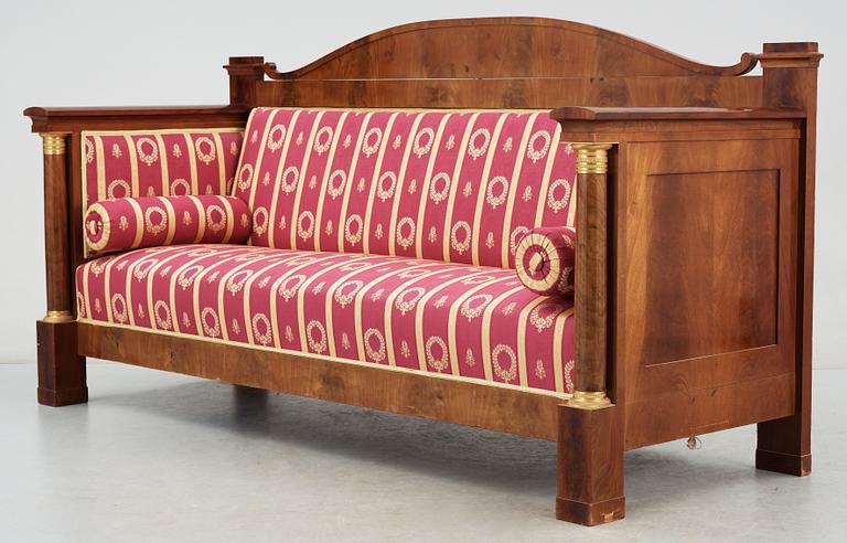 SOFFA, Karl-Johan stil, sent 1800-tal.