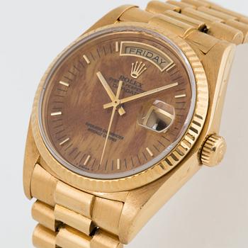 ROLEX, Day-Date, "Wood Dial".