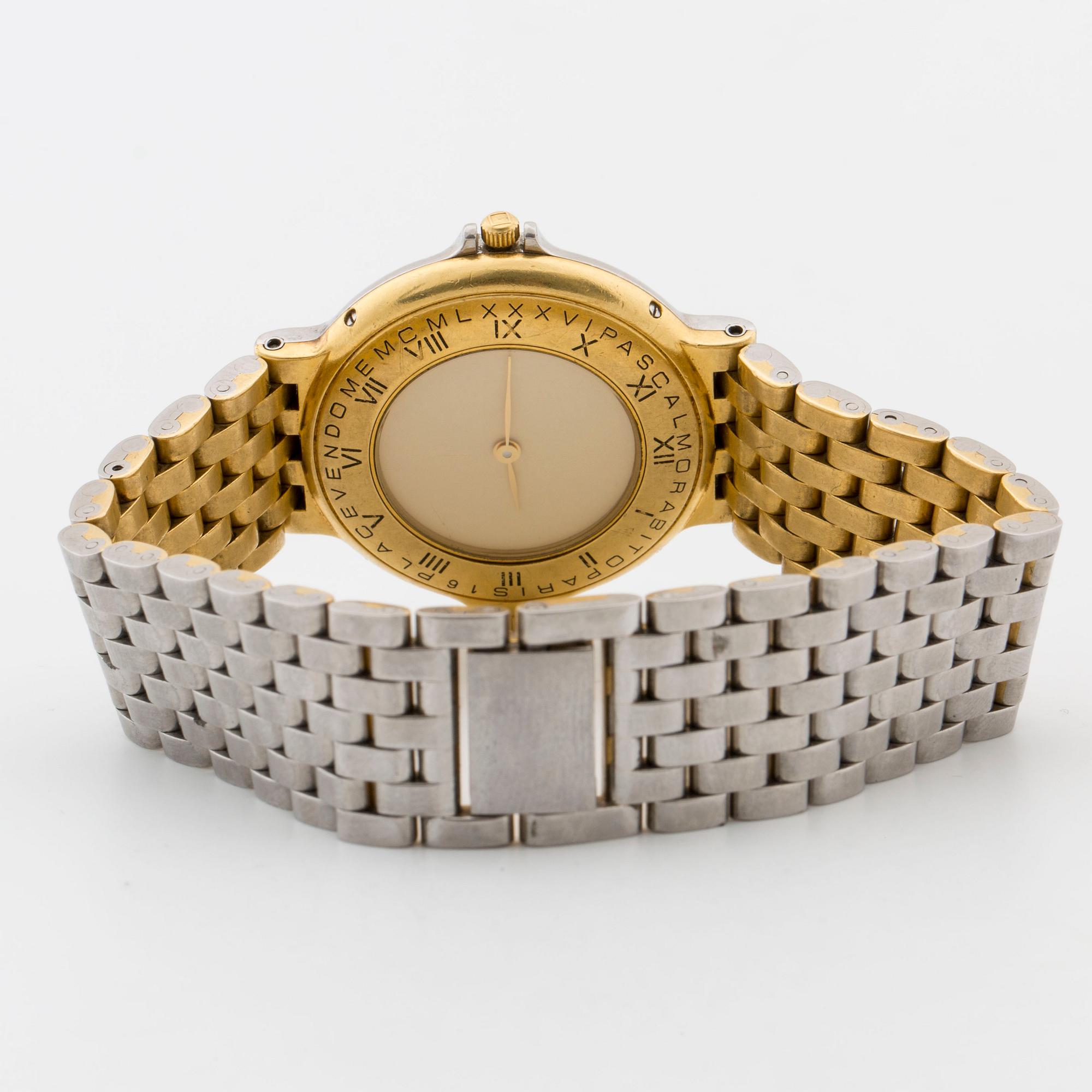 PASCAL MORABITO, NUIT ET JOUR, wristwatch, 33 mm,