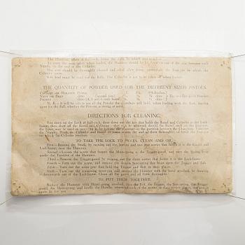 A Colt 1860 Army percussion revolver, serial no. 35171, manufactured 1862. Certificate included.