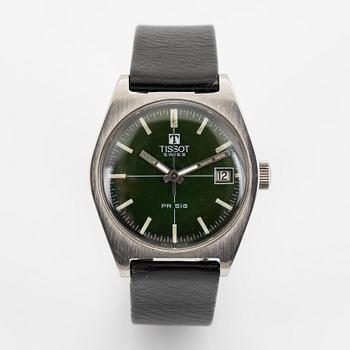 Tissot, PR 516, "Green Dial", armbandsur, 35 mm.