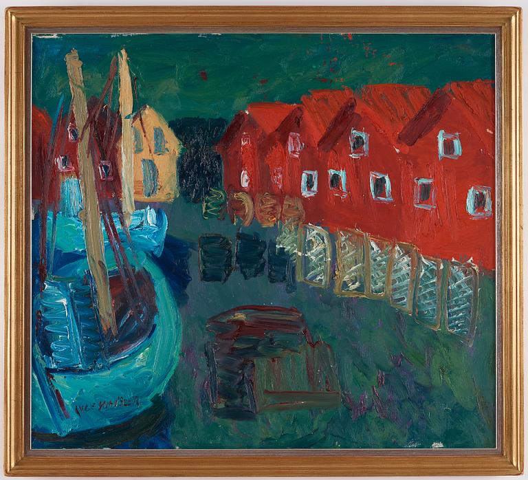 Inge Schiöler, "Fiskebryggan, Ramsö".